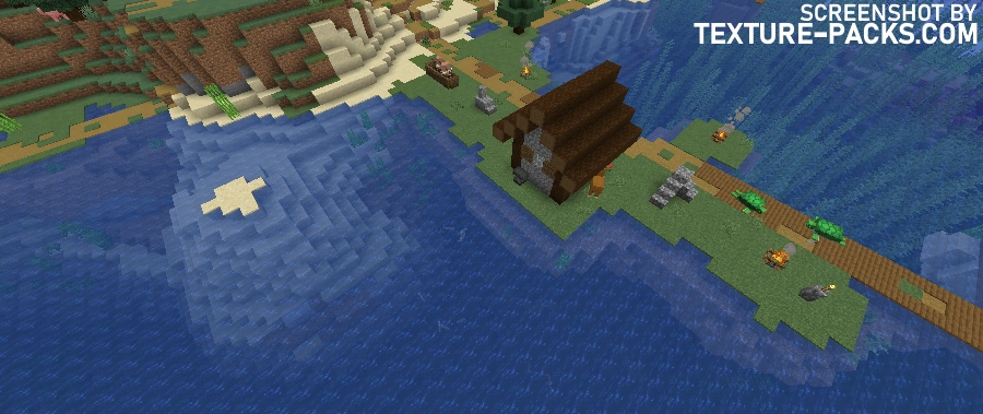 Minecraft water without the Ebin Resurrected shaders.