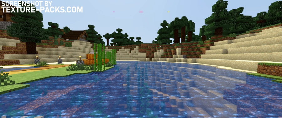 Minecraft water with the RenderPearl shaders.