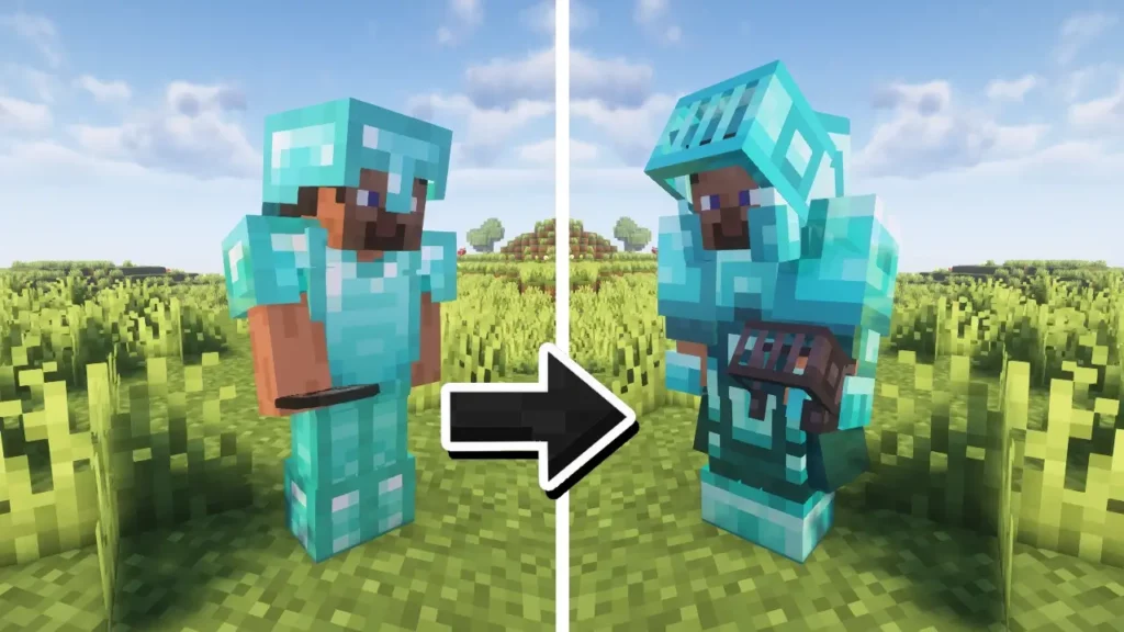 Diamond armor from the Armory Conglomery texture pack.