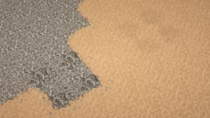 Connected textures between suspicious sand and suspicious gravel.