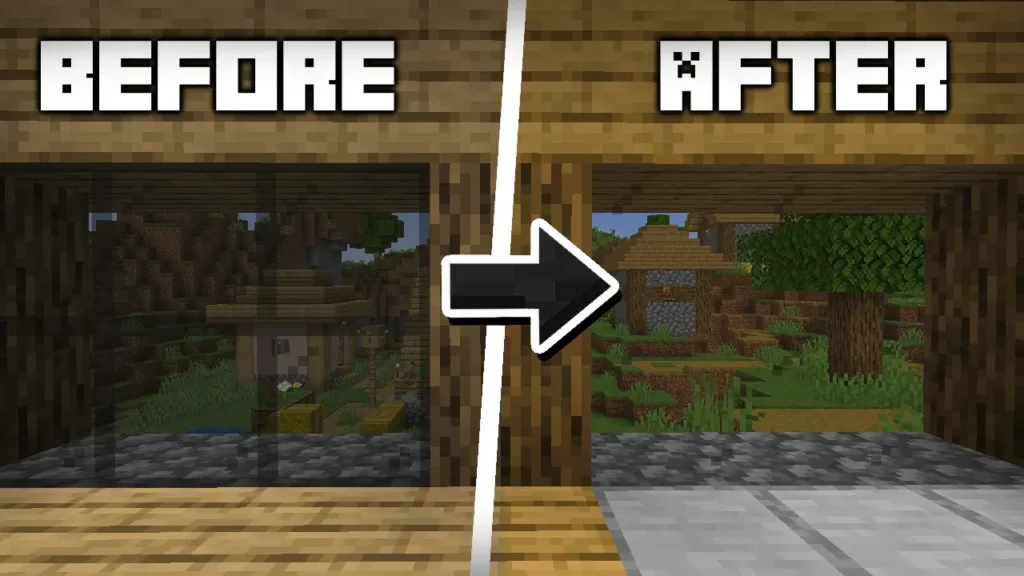 Borderless Glass Texture Pack 26.2 / 1.21.11