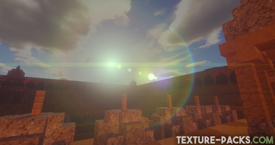 Beyond Belief Shader screenshot shows the realistic sun