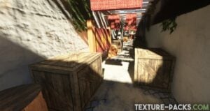 Luna HD texture pack screenshot with RTX shader