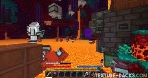 Space Station Texture Pack in Nether Screenshot