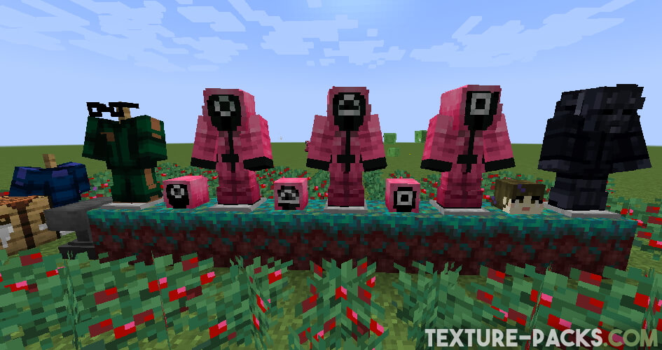 Squid Game Texture Pack For Minecraft Resource Packs